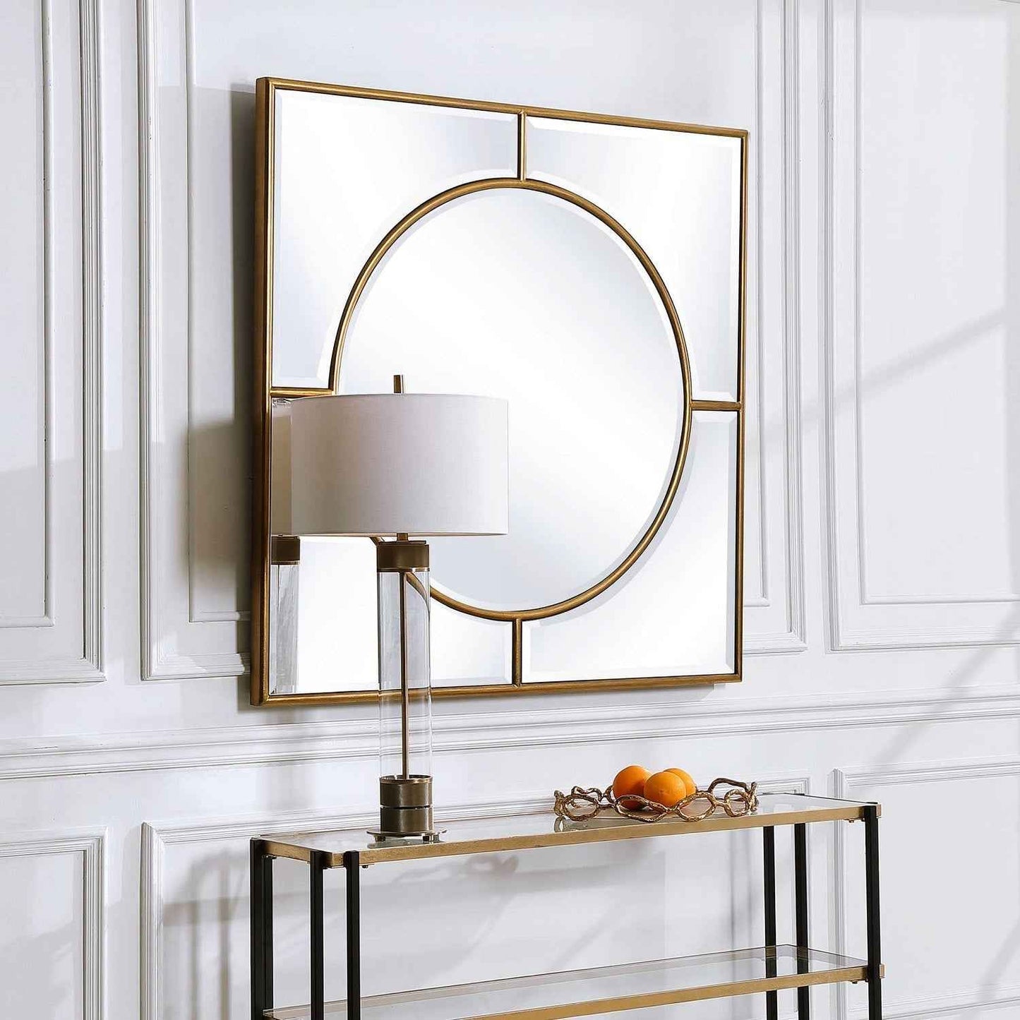 STANFORD GILDED SQUARE MIRROR