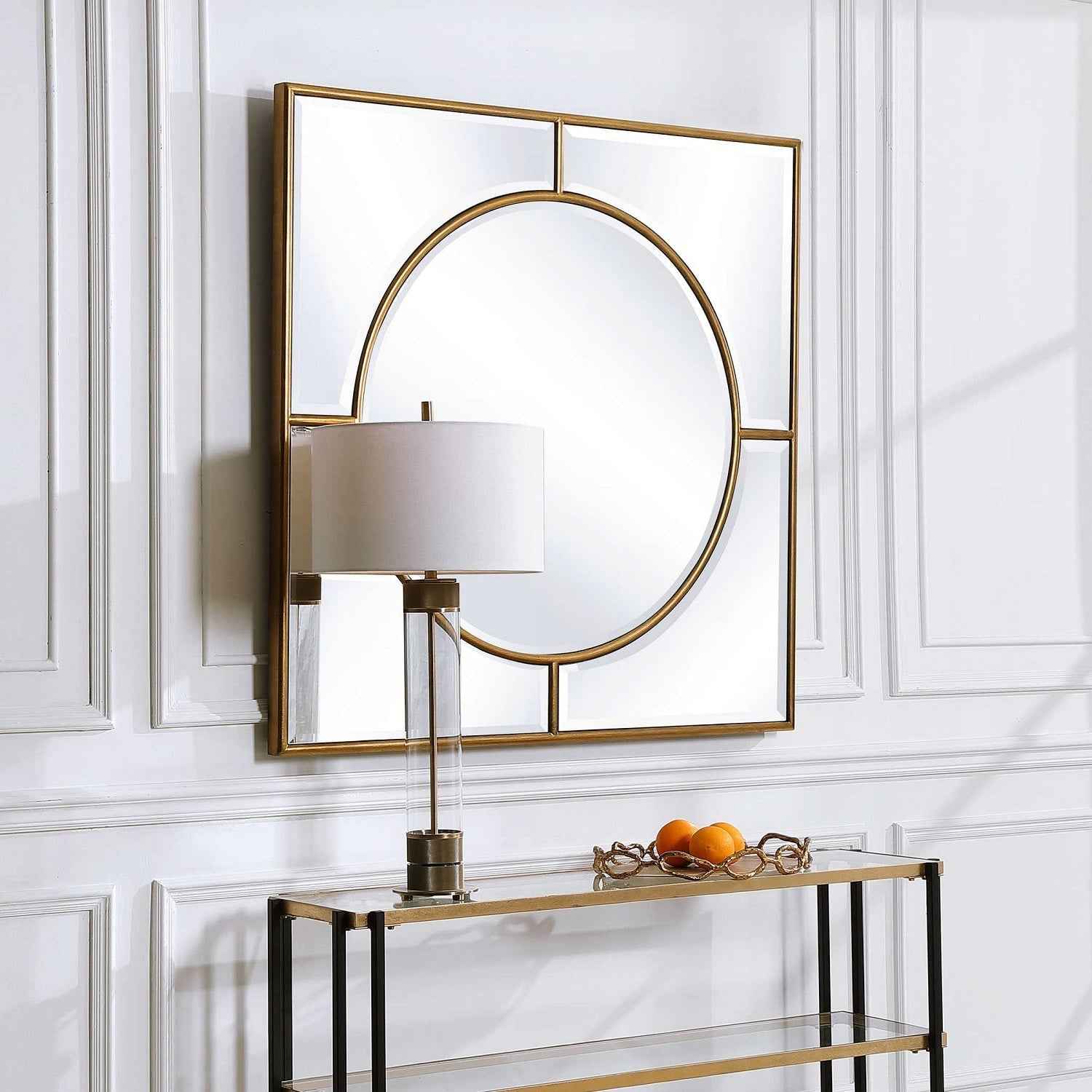 STANFORD GILDED SQUARE MIRROR