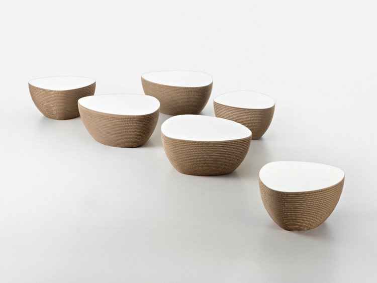 Stone Coffee & Side Table | Natural