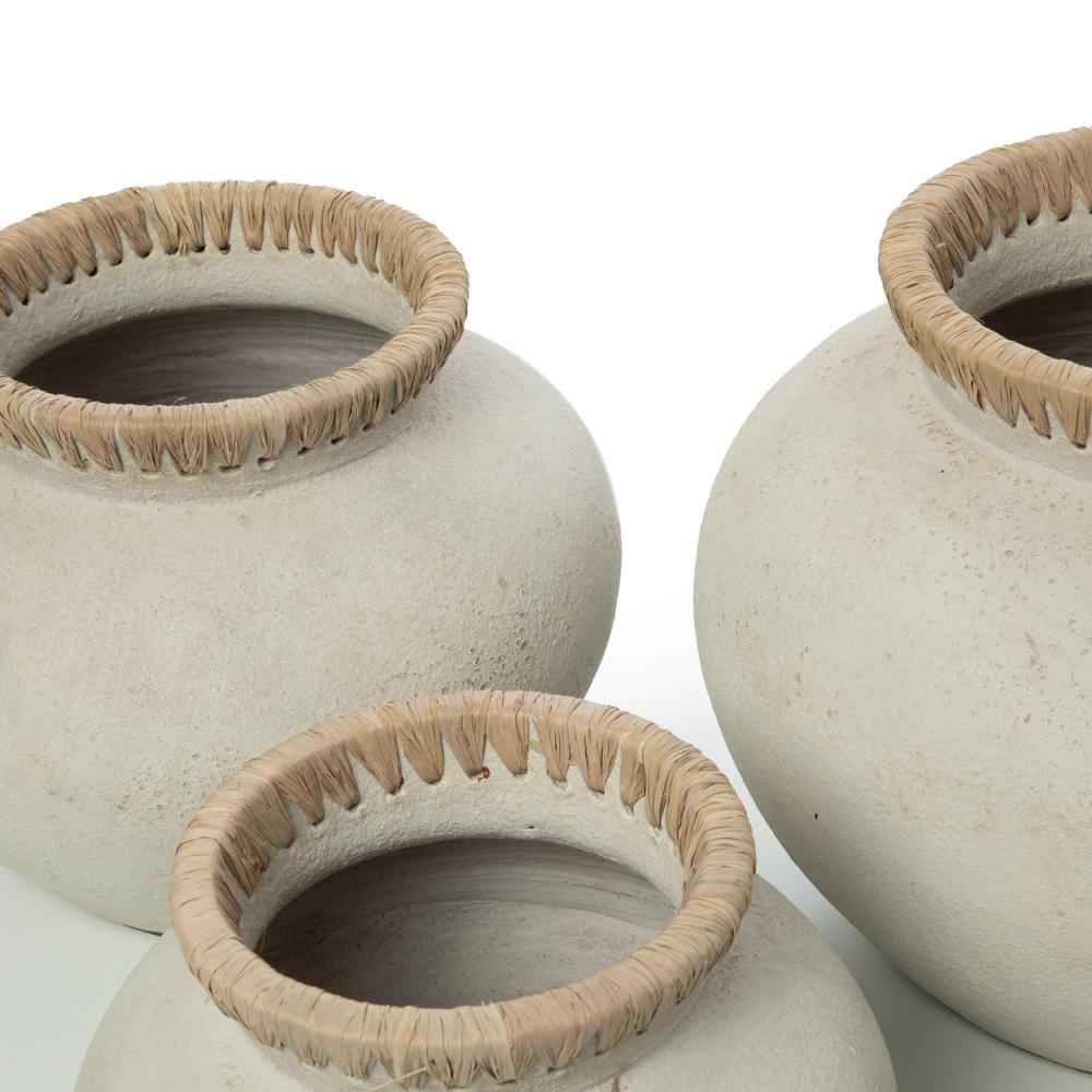 STYLY VASE | CONCRETE + NATURAL | 3 SIZES