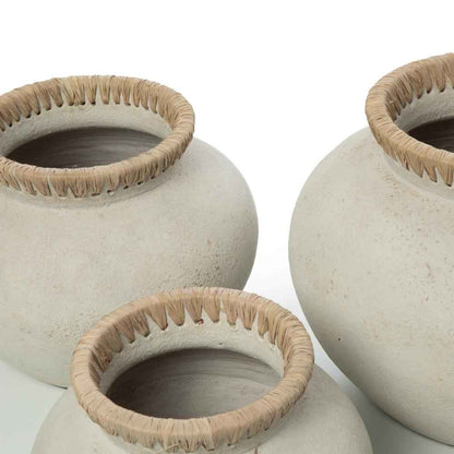 STYLY VASE | CONCRETE + NATURAL | 3 SIZES