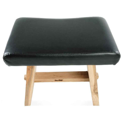 SUAR STOOL | BLACK LEATHER