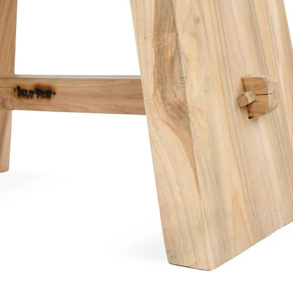 SUAR STOOL | BLACK LEATHER