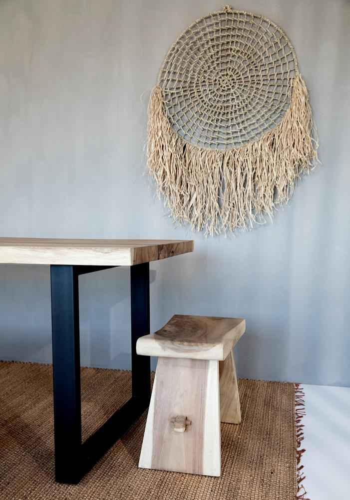SUAR STOOL | SMALL BENCH | NATURAL