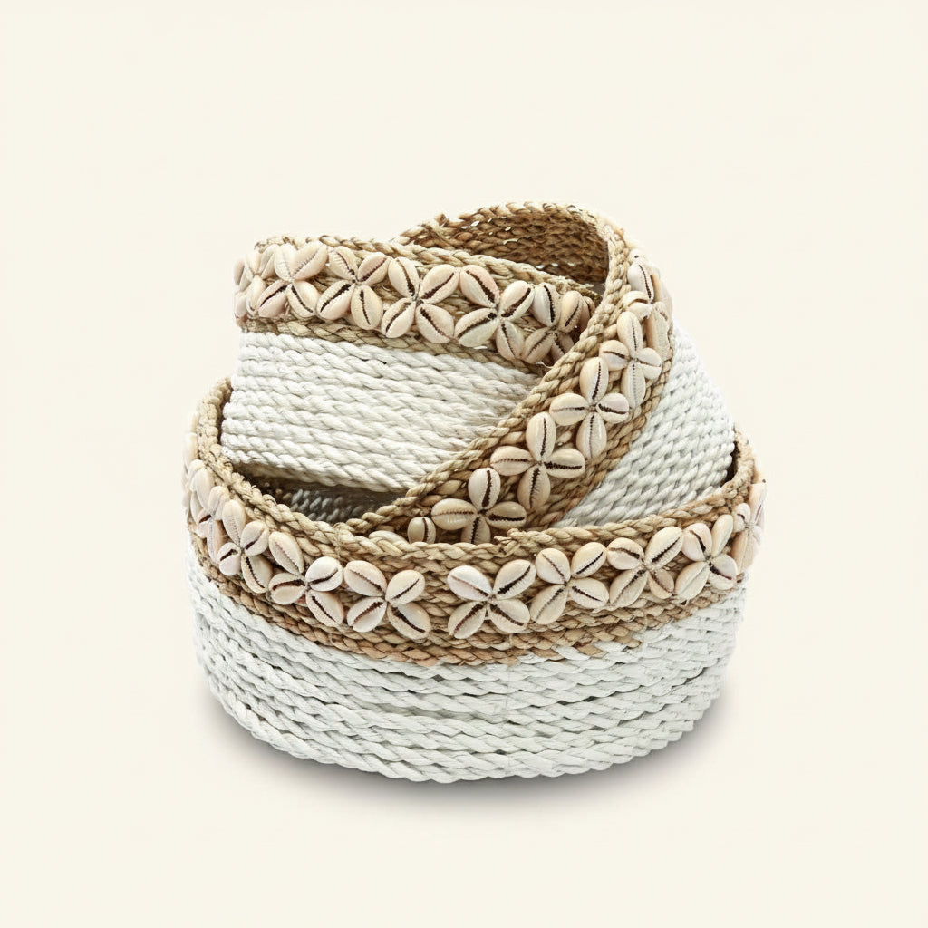 SUNDAY RATTAN BASKETS / 3 SIZES