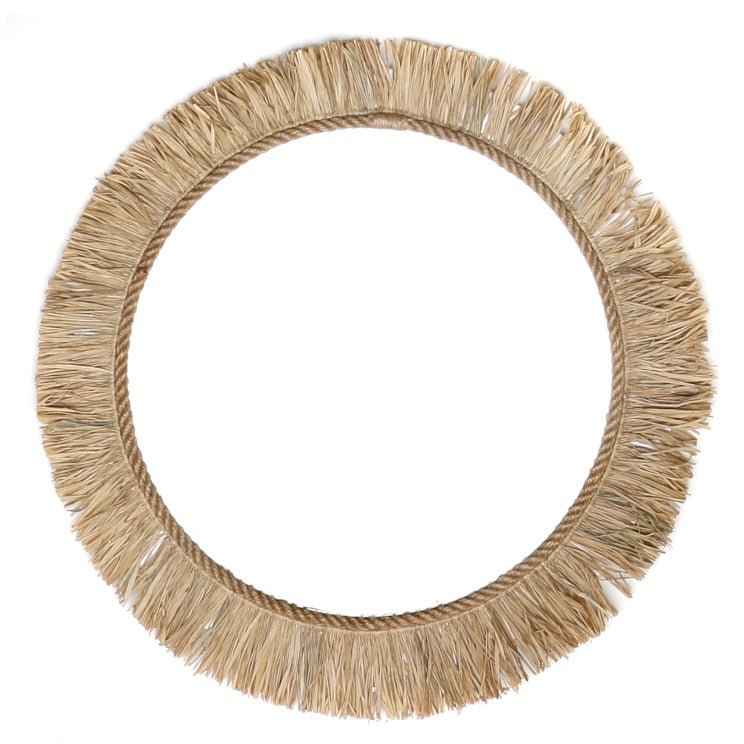 TAHITI RAFFIA MIRROR