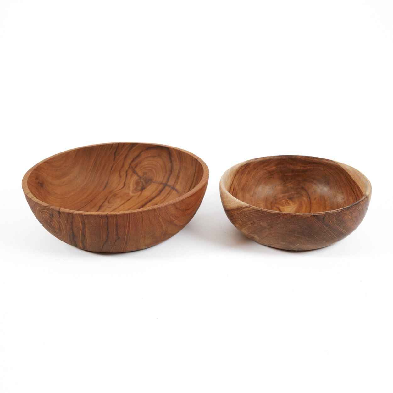 TEAK BOWLS | SET OF 6