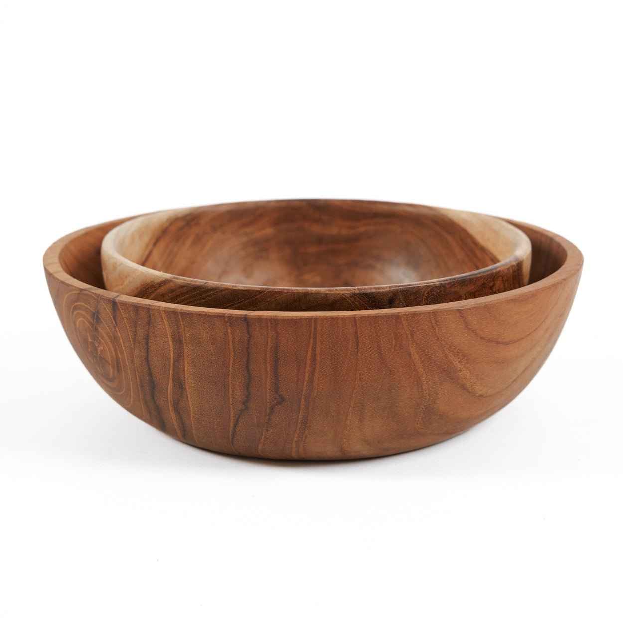 TEAK BOWLS | SET OF 6