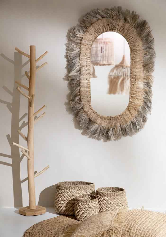 TEAK COAT HANGER | NATURAL