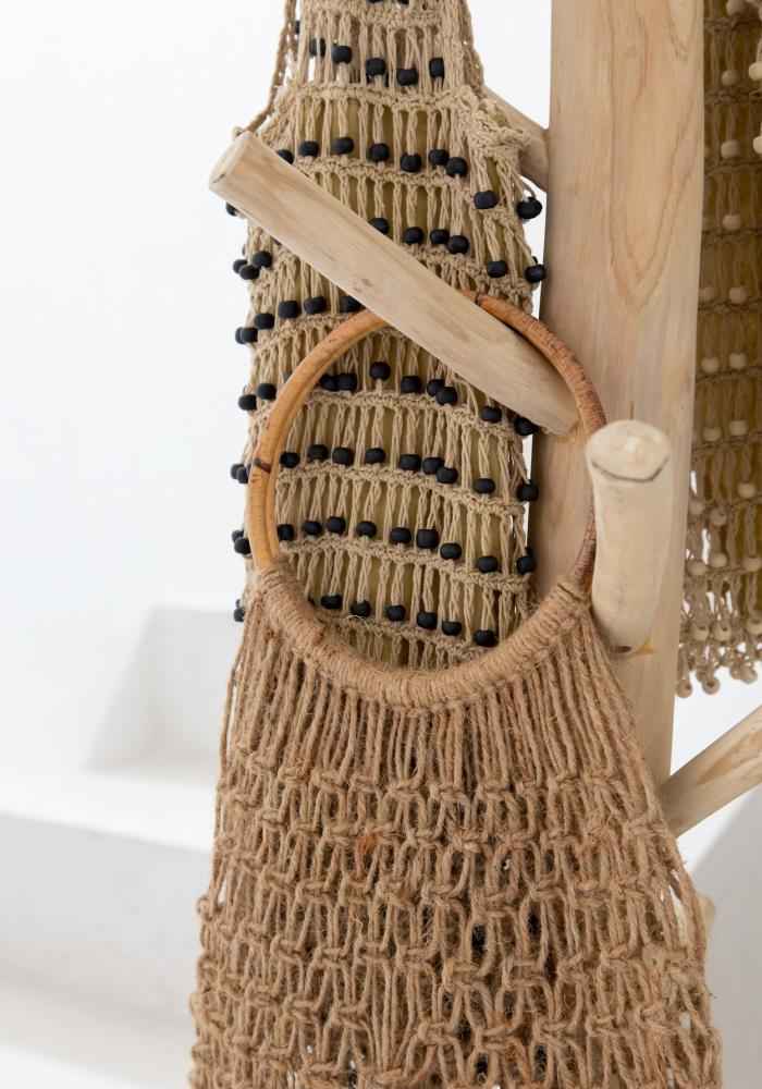 TEAK COAT HANGER | NATURAL