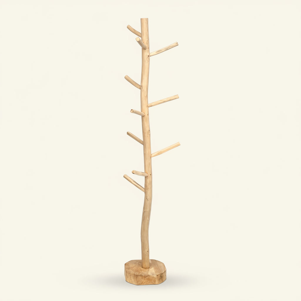 TEAK COAT HANGER | NATURAL - Green Design Gallery