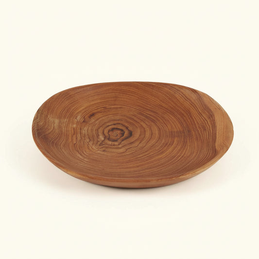 TEAK DINING PLATES | SET OF 6