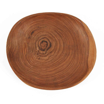 TEAK DINING PLATES | SET OF 6