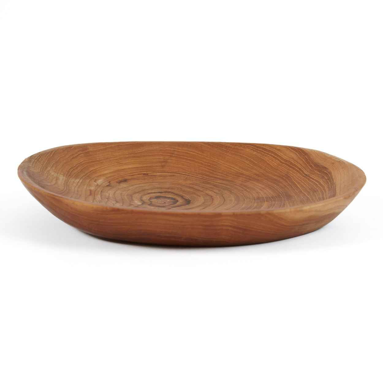 TEAK DINING PLATES | SET OF 6
