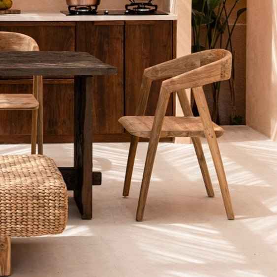 TELUQ DINING CHAIR | RECLAIMED TEAK | IN-OUTDOORS