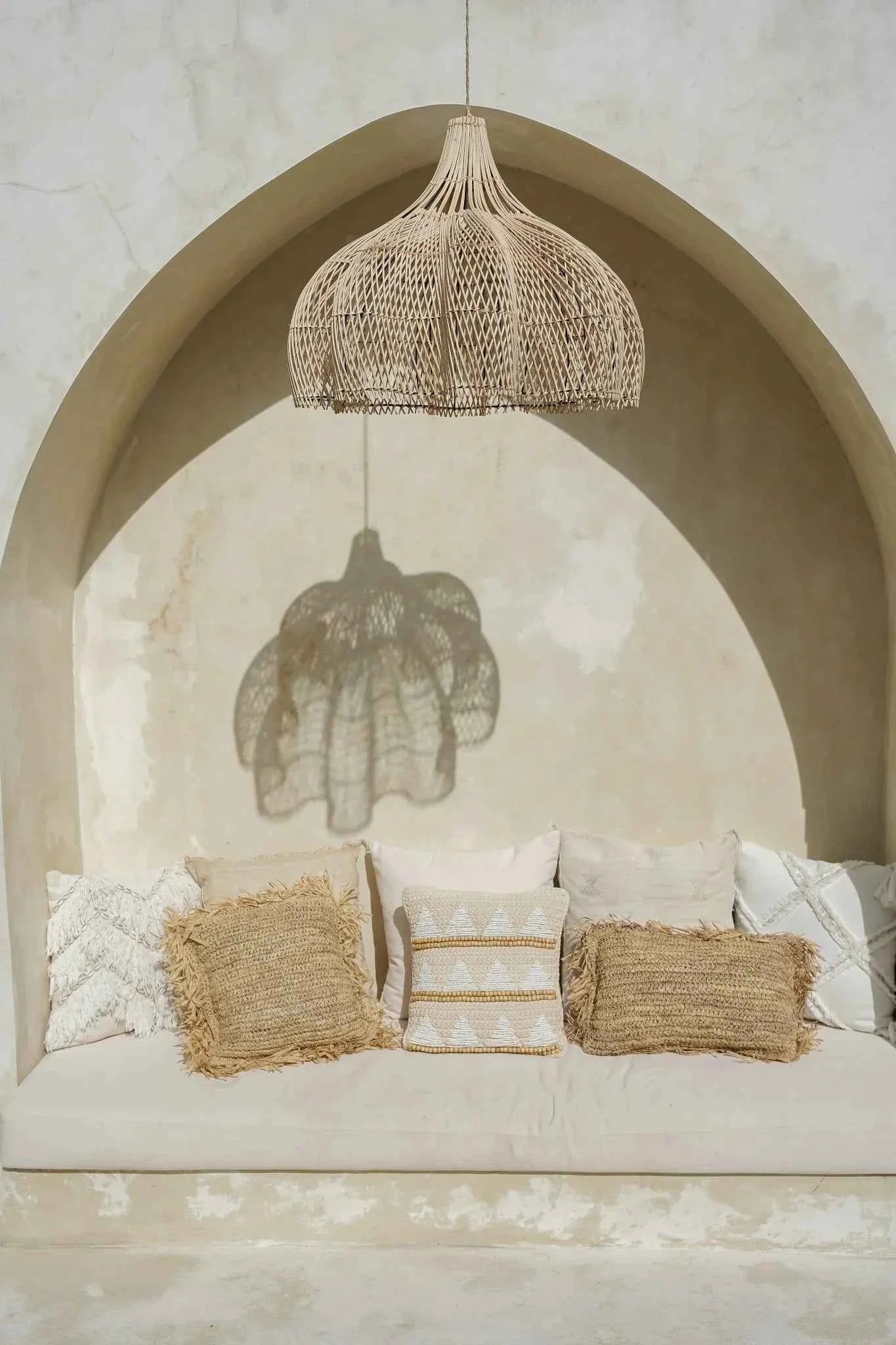 WHIPPED PENDANT SHADE | NATURAL | LARGE