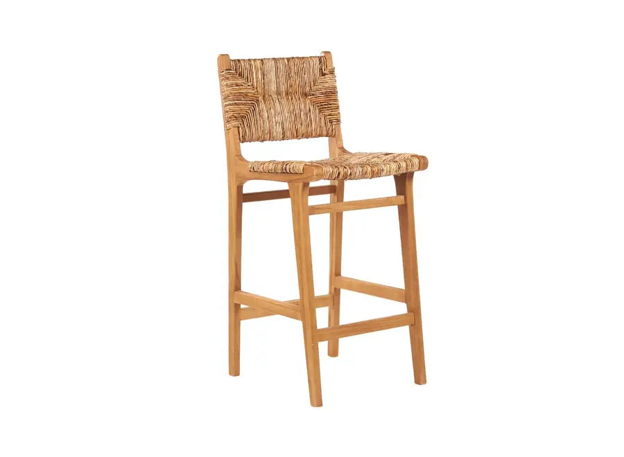 PUQUTA BAR CHAIR | RECLAIMED TEAK | NATURAL | IN-OUTDOORS