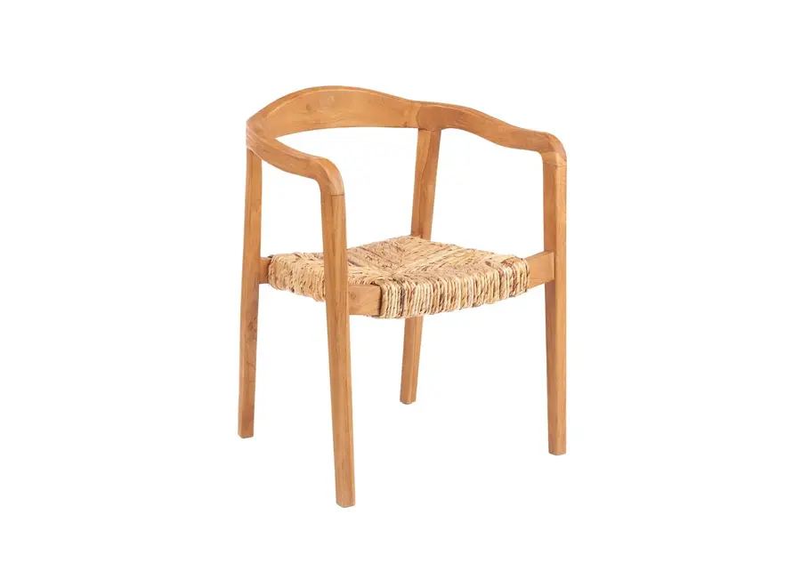 BASU DINING ARMCHAIR | STACKABLE | NATURAL