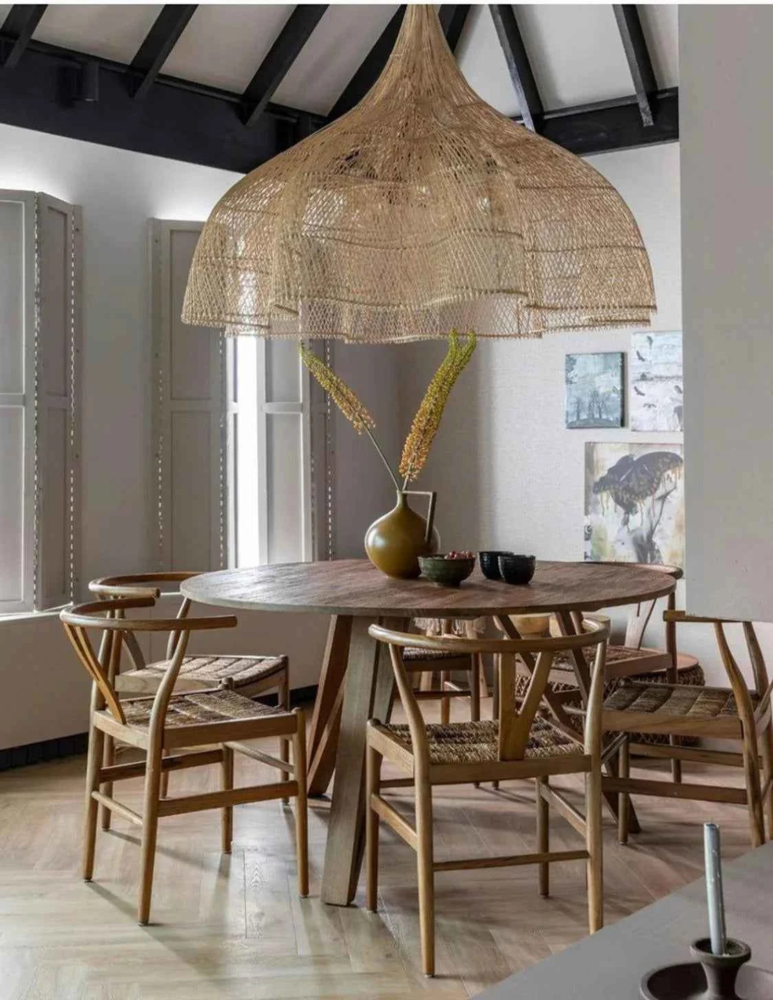 WHIPPED PENDANT SHADE | NATURAL | XXL