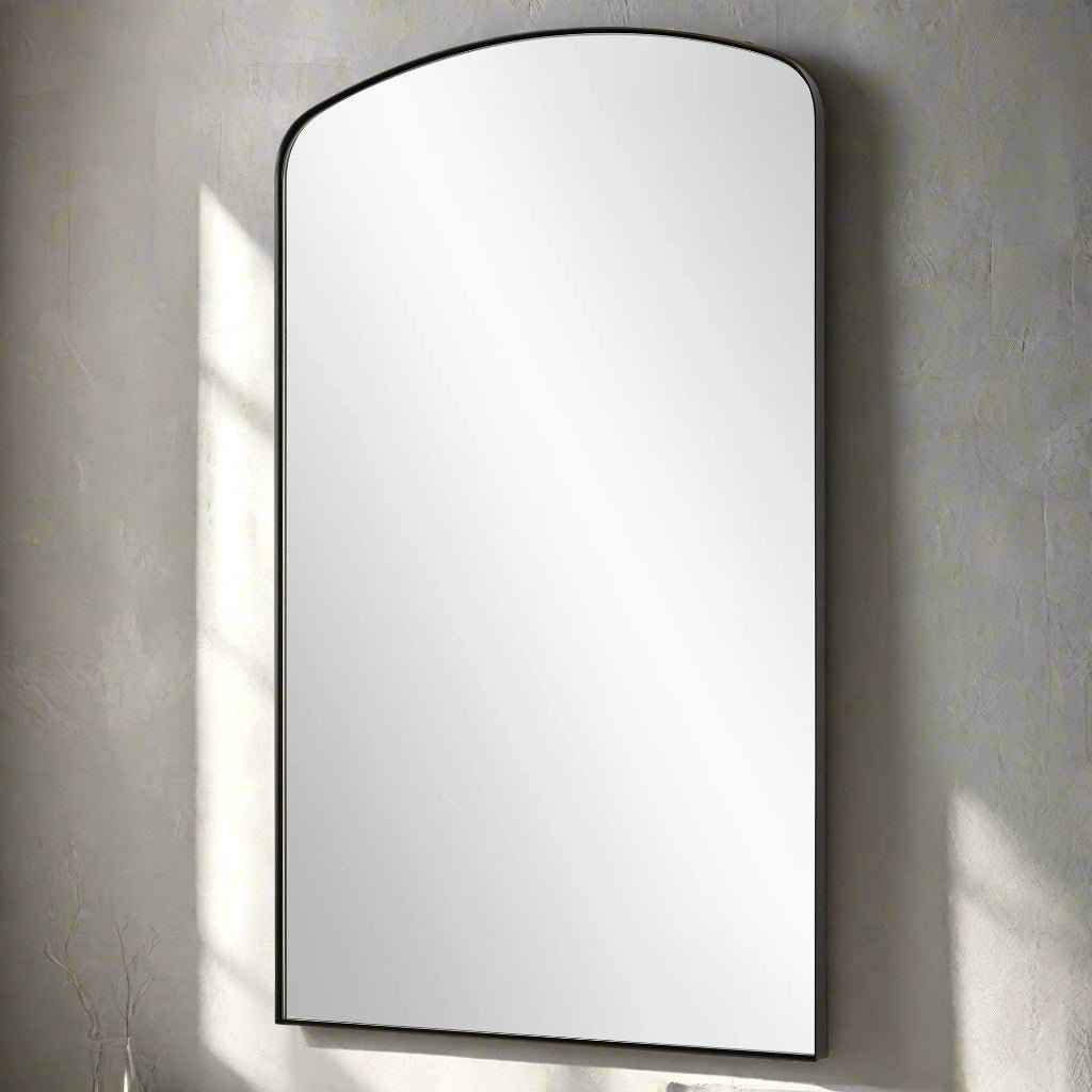 TORDERA BLACK ARCH VANITY MIRROR