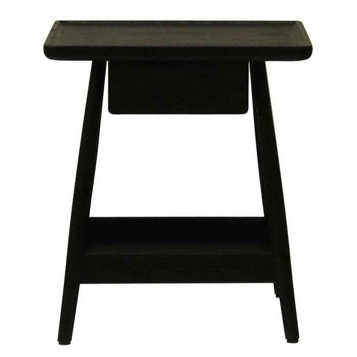 TRAY (BED)SIDE TABLE / BLACK OAK