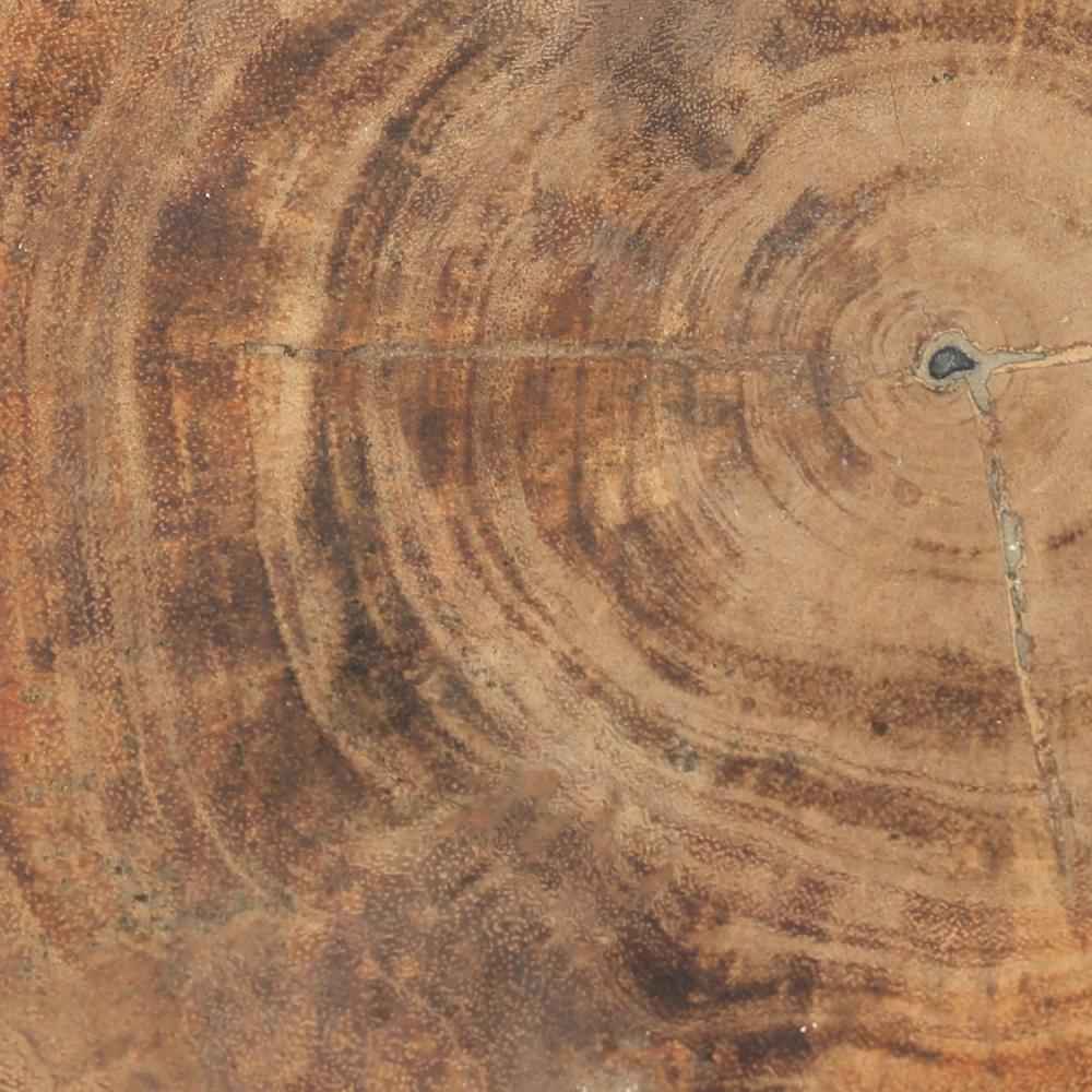 TRIBE SIDE TABLE + STOOL | WHITE + NATURAL