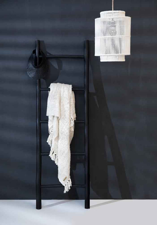 TULUM TEAK LADDER | BLACK