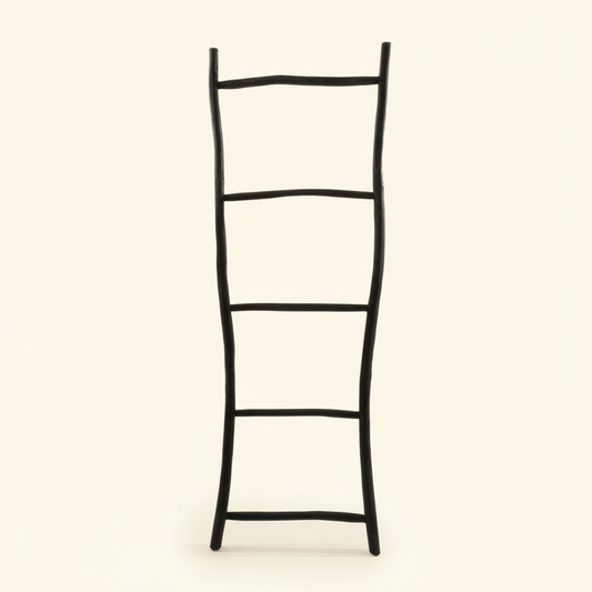 TULUM TEAK LADDER | BLACK - Green Design Gallery