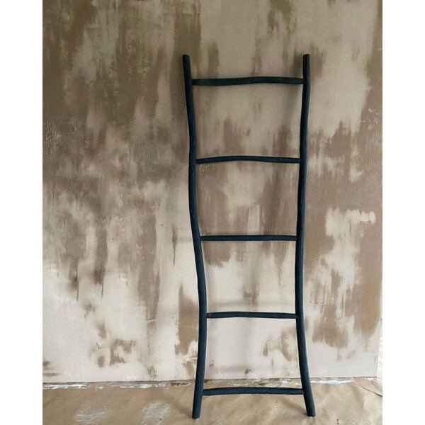 TULUM TEAK LADDER | BLACK