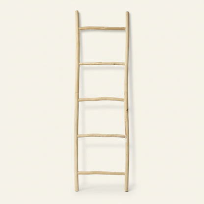 TULUM TEAK LADDER | NATURAL - Green Design Gallery