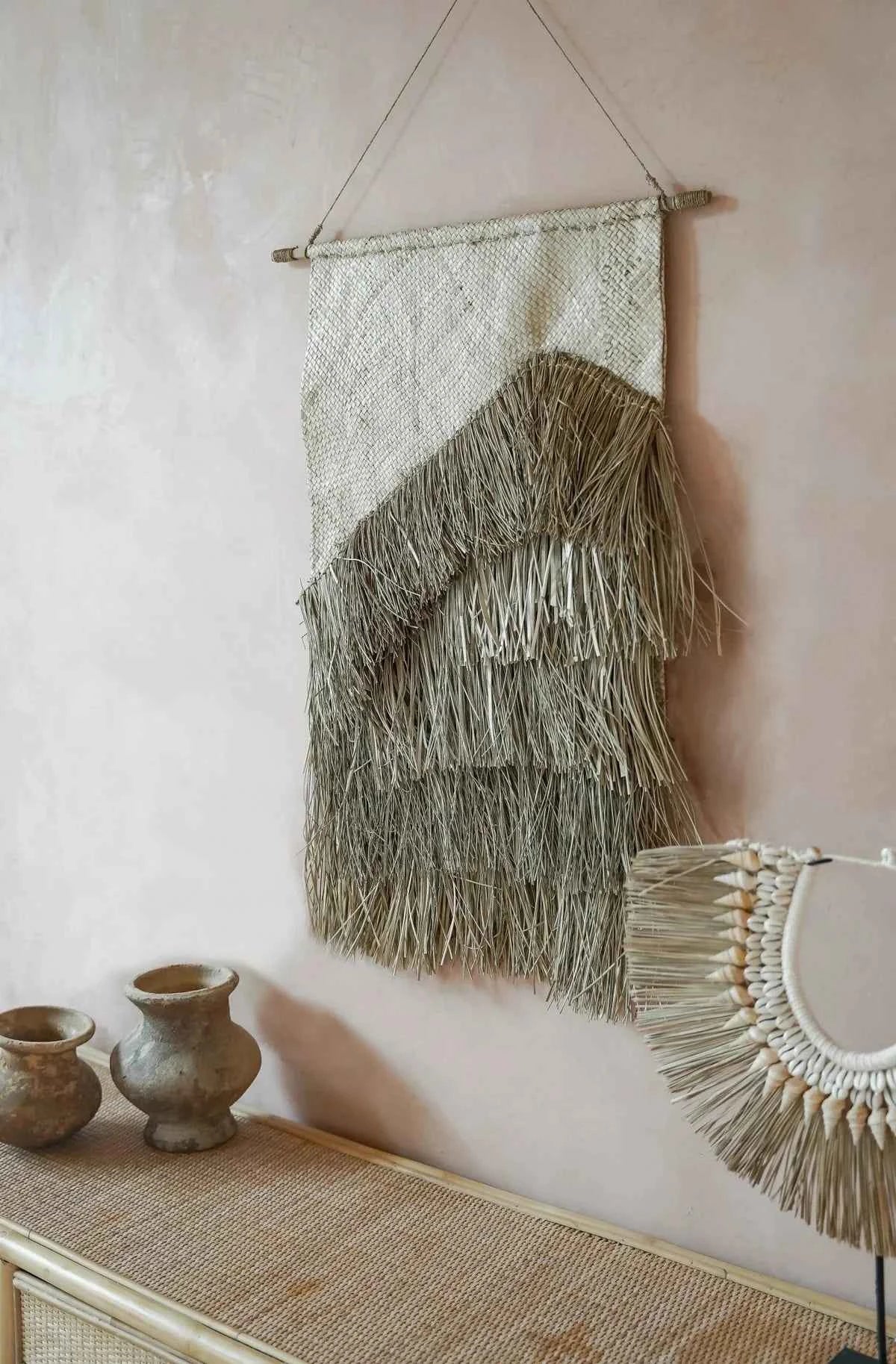 UBUD BAMBOO WALL TAPESTRY | NATURAL