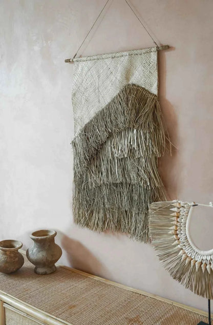 UBUD BAMBOO WALL TAPESTRY | NATURAL