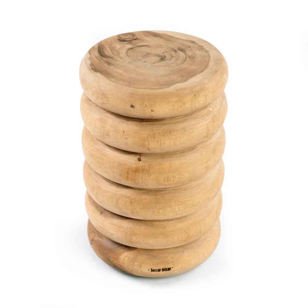 UMIKO SIDE TABLE + STOOL | NATURAL