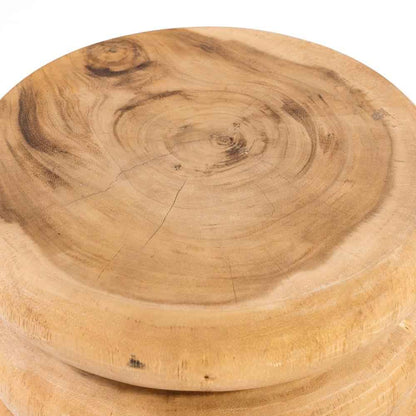 UMIKO SIDE TABLE + STOOL | NATURAL