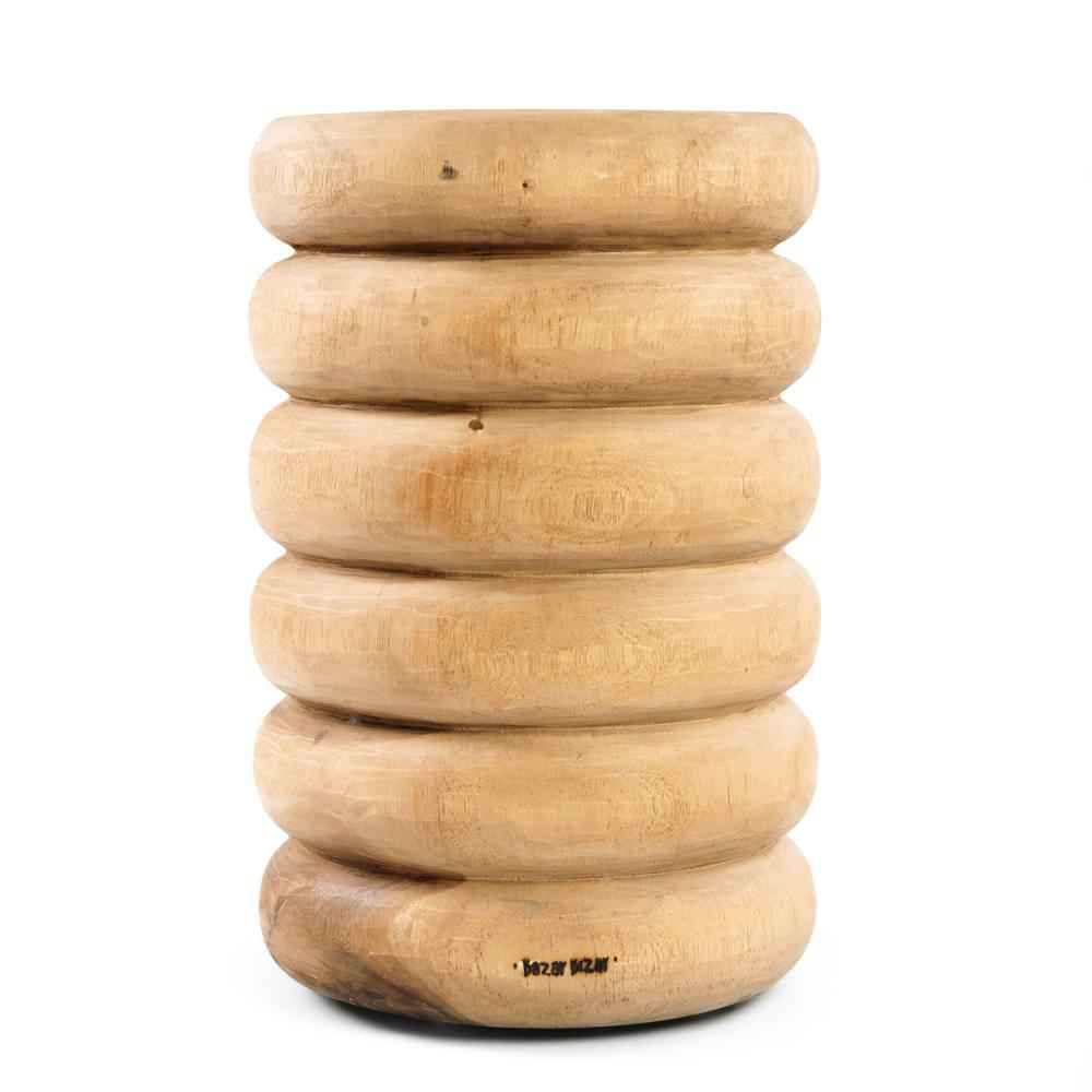 UMIKO SIDE TABLE + STOOL | NATURAL