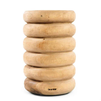 UMIKO SIDE TABLE + STOOL | NATURAL