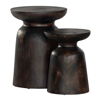AKONI SIDE TABLE | LARGE | TRUFFLE