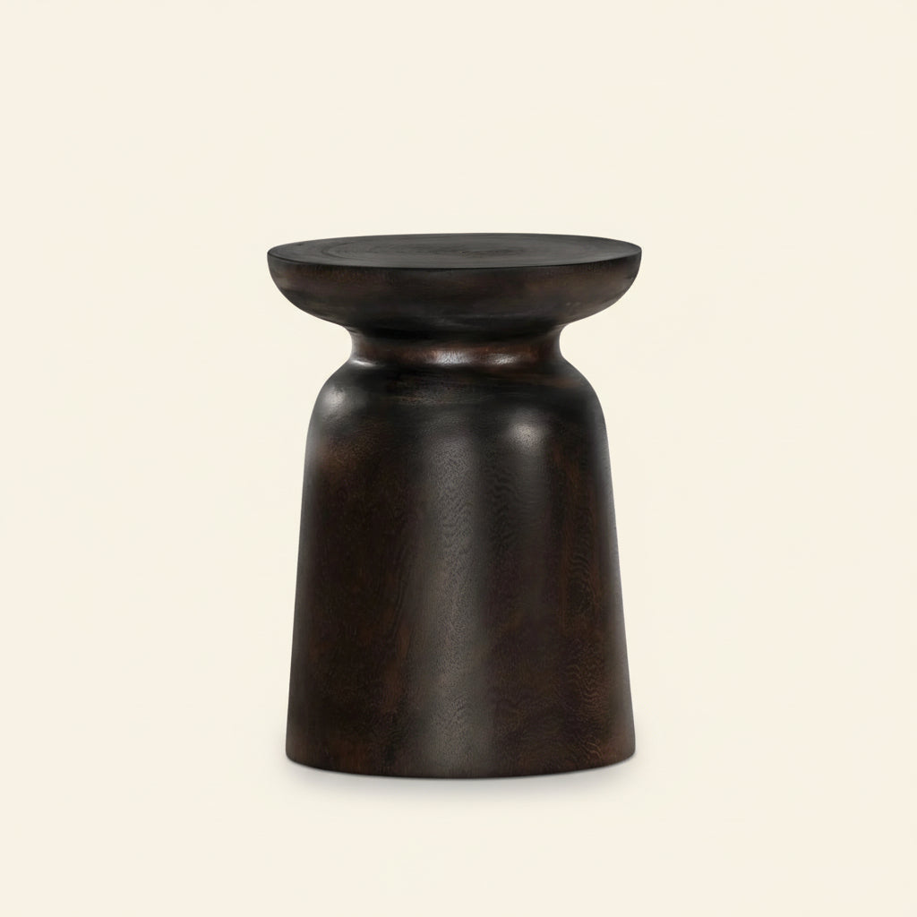 AKONI SIDE TABLE | LARGE | TRUFFLE