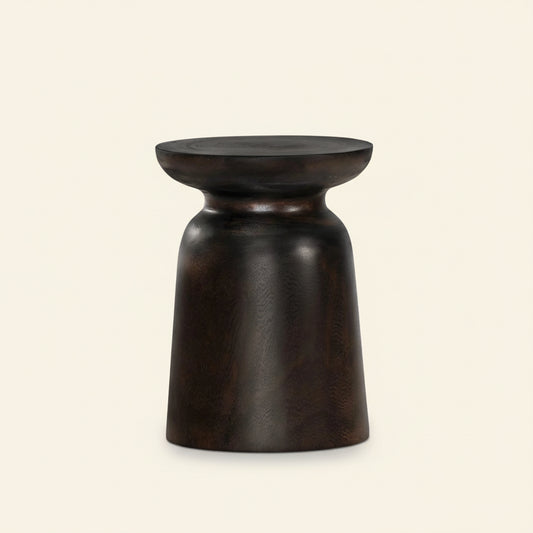 AKONI SIDE TABLE | LARGE | TRUFFLE