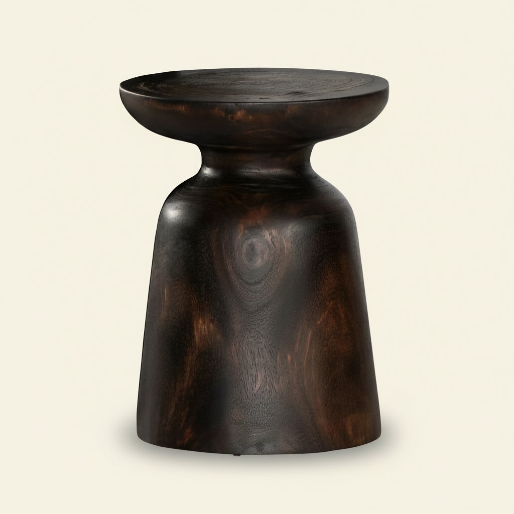AKONI SIDE TABLE | SMALL | TRUFFLE