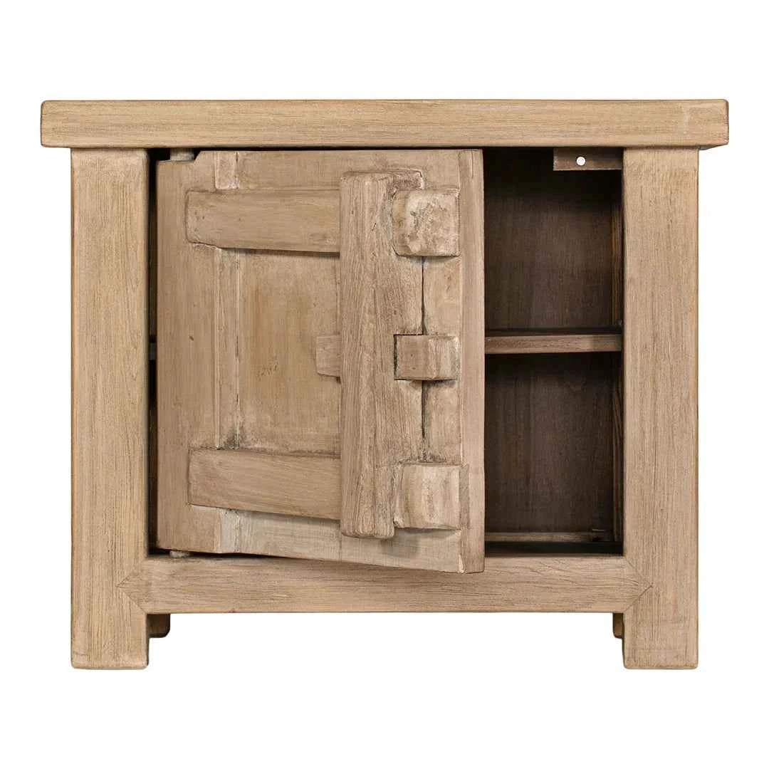 BULU (BED)SIDE TABLE | LEFT HAND DOOR | NATURAL