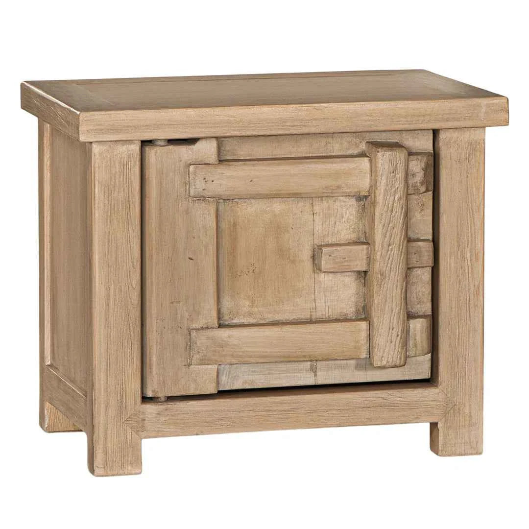 BULU (BED)SIDE TABLE | LEFT HAND DOOR | NATURAL