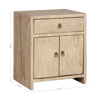 MARINA ELM (BED)SIDE TABLE | DRIFT