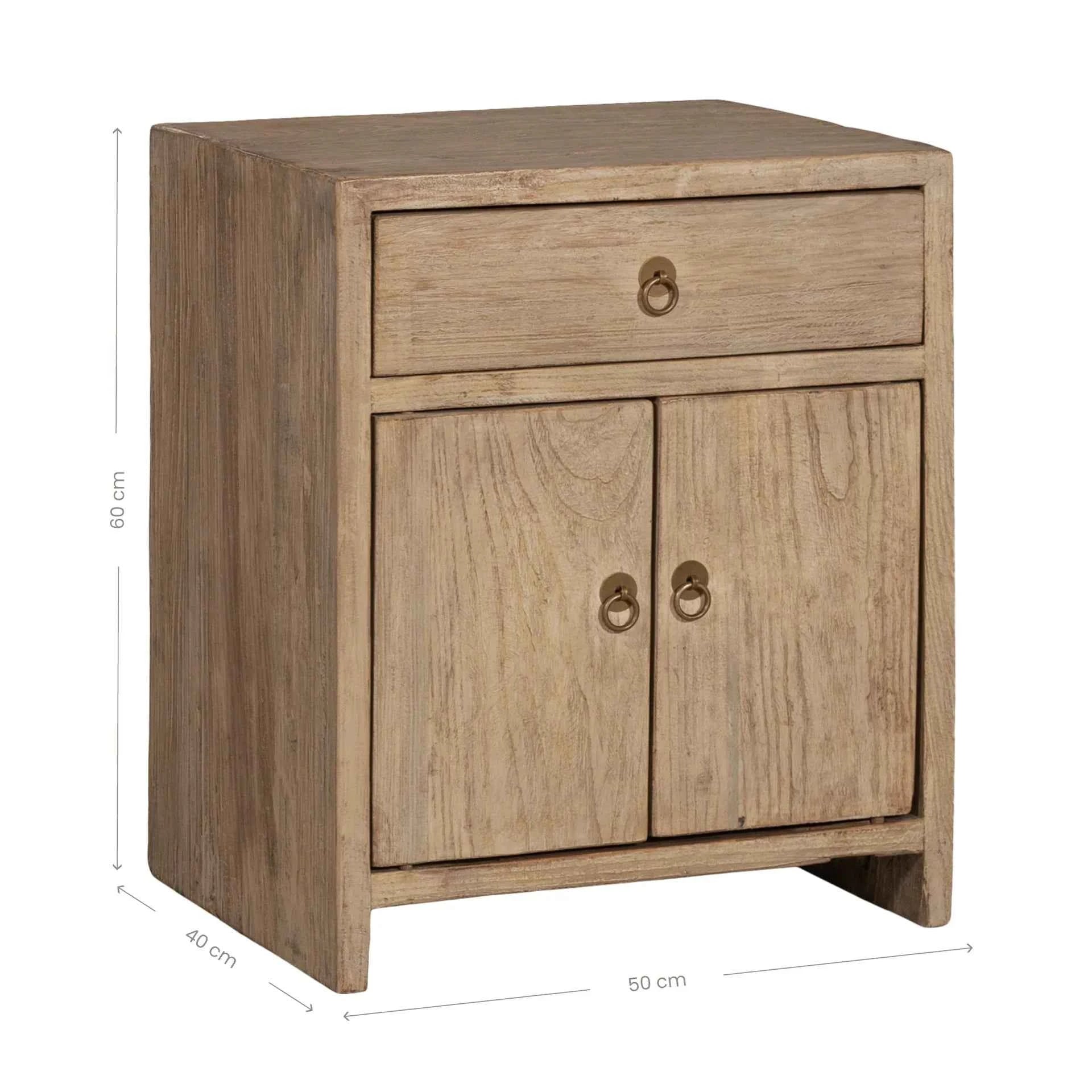 MARINA ELM (BED)SIDE TABLE | NATURAL