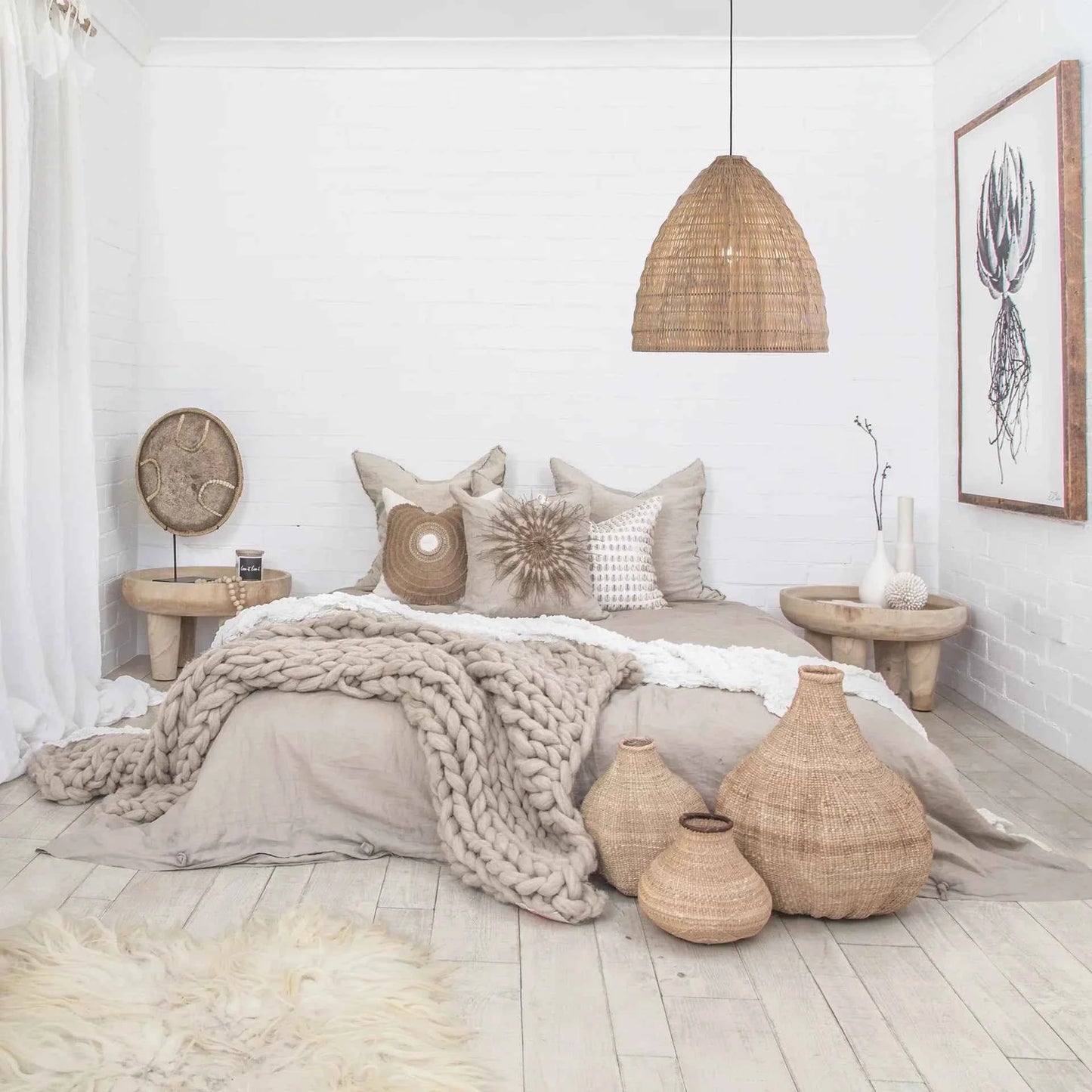 TAMALE SIDE TABLE | NATURAL