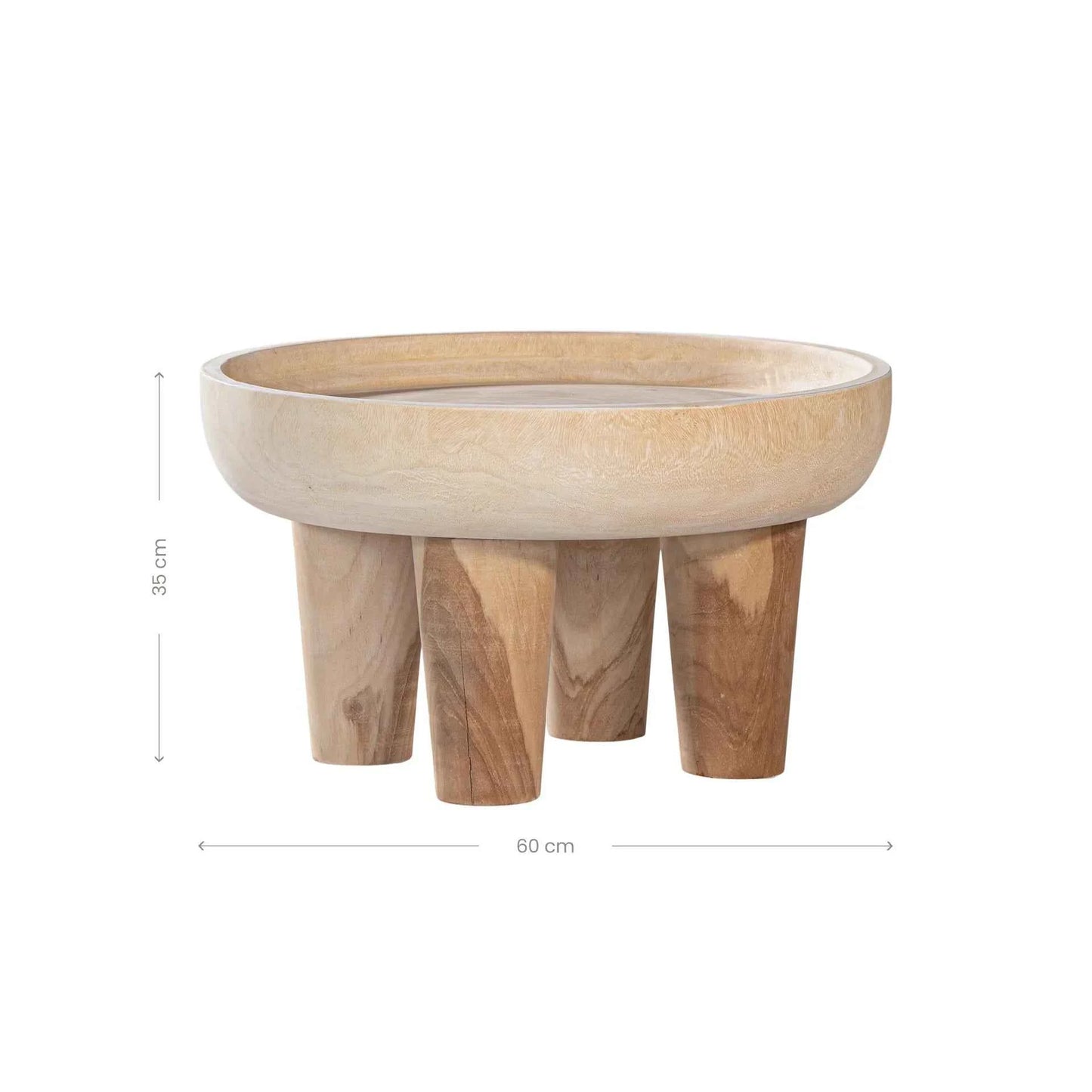 TAMALE SIDE TABLE | NATURAL