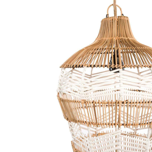 VAASE PENDANT / NATURAL RATTAN