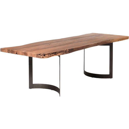 BENT LIVE-EDGE DINING TABLE