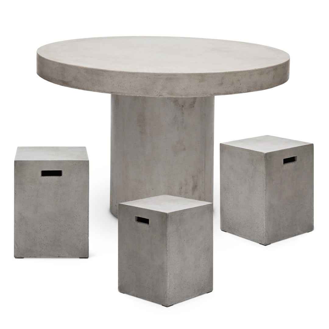 47'' ROUND CONCRETE DINING TABLE