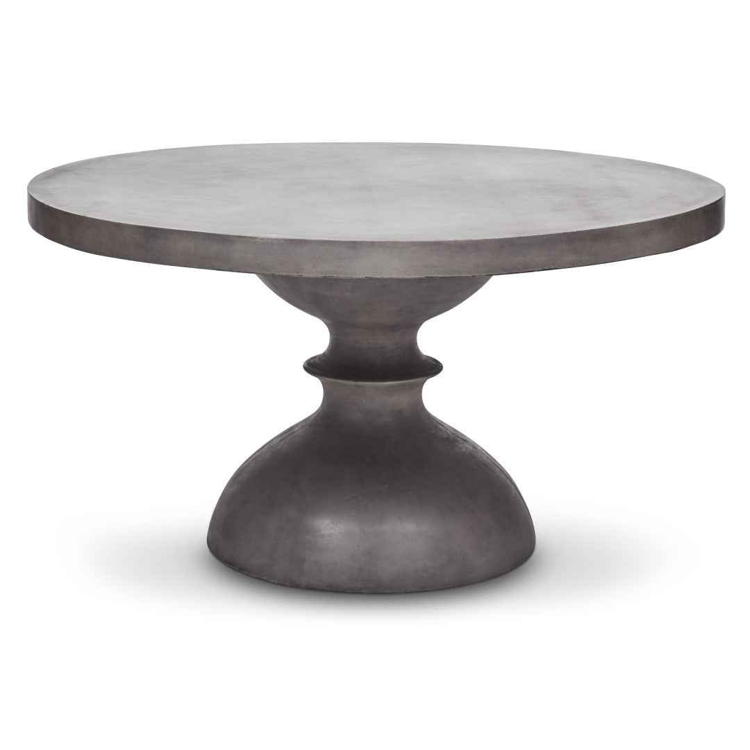 5' ROUND CONCRETE SPINDLE DINING TABLE